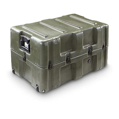 small surplus metal clip closure waterproof boxes|surplus storage containers for sale.